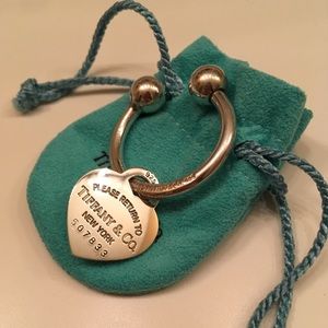 Tiffany & Co. Return to Tiffany Heart Tag Keyring